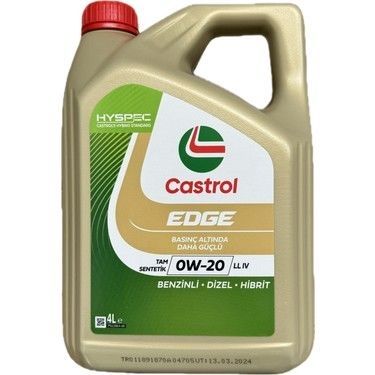 CASTROL LLIVFE0W-20 | EDGE Professional LL IV FE 0W-20 4 Litre Motor Yağı